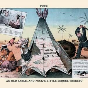 Puck Magazine: An Old Fable by Frederick Burr Opper - Art Print