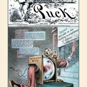 Puck Magazine: At It Again! by Zimmerman - Art Print