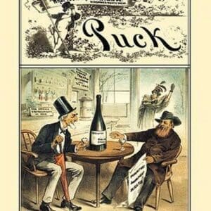 Puck Magazine: Bottled Politics by W. W. Denslow - Art Print