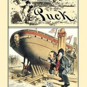 Puck Magazine: Cannot Sail