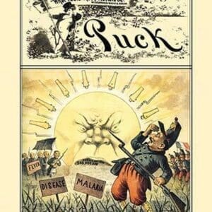 Puck Magazine: Celestial Wrath by Frederick Burr Opper - Art Print