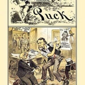 Puck Magazine: Driven to Desperation by Frederick Burr Opper - Art Print