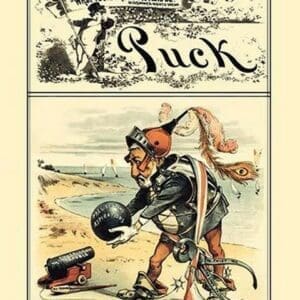 Puck Magazine: 'Jingo Jim' by W. W. Denslow - Art Print