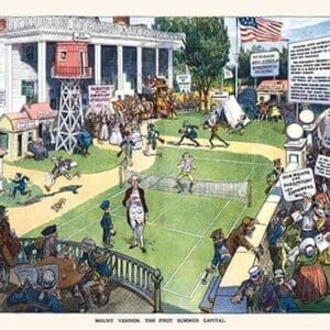 Puck Magazine: Mount Vernon - The First Summer Capital by Harry Grant Dart - Art Print