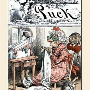 Puck Magazine: Occupation for the Grand Old Party During its Retirement by F. Graetz - Art Print