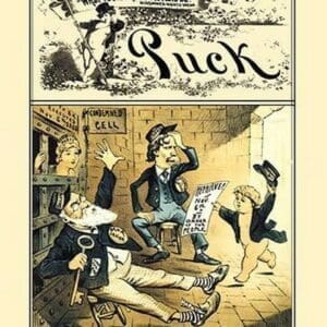 Puck Magazine: The Death-Watch by Frederick Burr Opper - Art Print