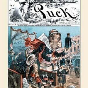 Puck Magazine: The Great American Quack by Bernhard Gillam - Art Print