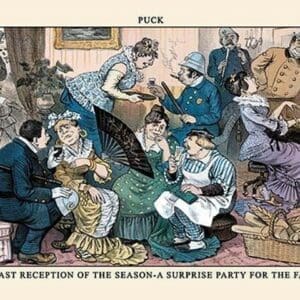 Puck Magazine: The Last Reception of the Season by Frederick Burr Opper - Art Print