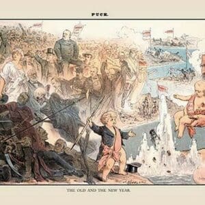 Puck Magazine: The Old and the New Year by Joseph Keppler - Art Print