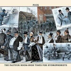 Puck Magazine: The Pasteur Boom - Art Print