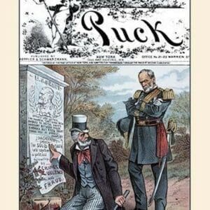 Puck Magazine: The Patriot and the Politician by Bernhard Gillam - Art Print