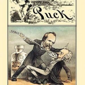 Puck Magazine: The Quack Doctor's Last Dose - Art Print