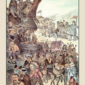 Puck Magazine: The Resistless March of Reform by Frederick Burr Opper - Art Print