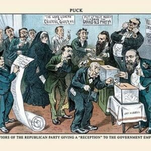 Puck Magazine: The Saviors of the Republican Party by Frederick Burr Opper - Art Print