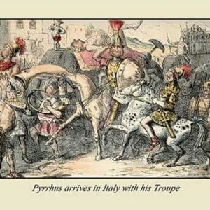 Pyrrhus Arrives in Italy With His Troupe by John Leech - Art Print