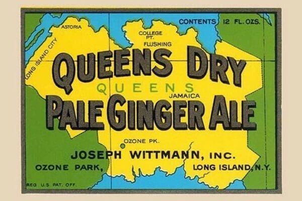 Queens Dry Pale Ginger Ale - Art Print