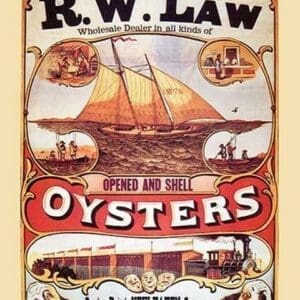 R.L. Law Oysters - Art Print