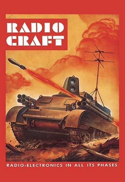 Radio-Craft: Tank by Alex Schomburg - Art Print