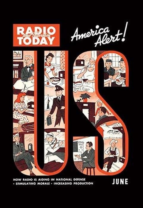 Radio and Television Today: America Alert! - Art Print