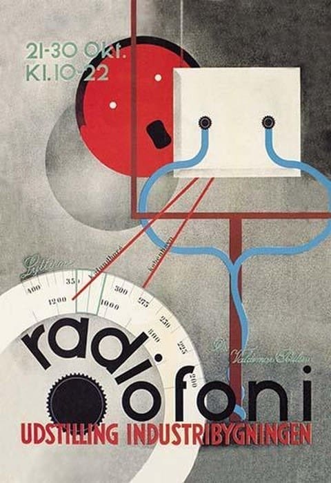 Radiofoni Udstilling Industribygningen by Arne Jacobsen - Art Print