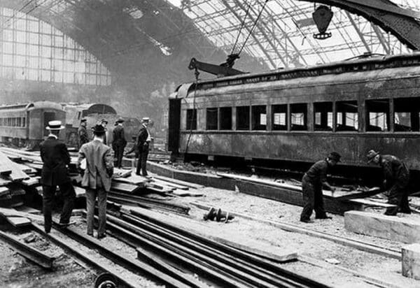 Railroad Shed House After Fire