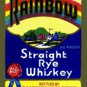 Rainbow Straight Rye Whiskey - Art Print