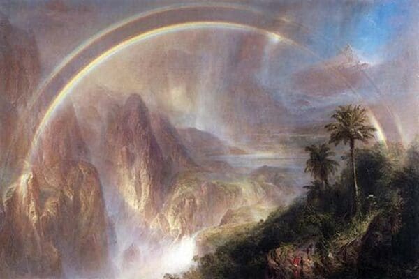 Rainy season in the tropics by Frederic Edwin Church - Art Print