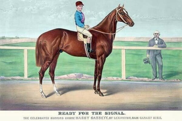 Ready for the signal by Currier & Ives - Art Print