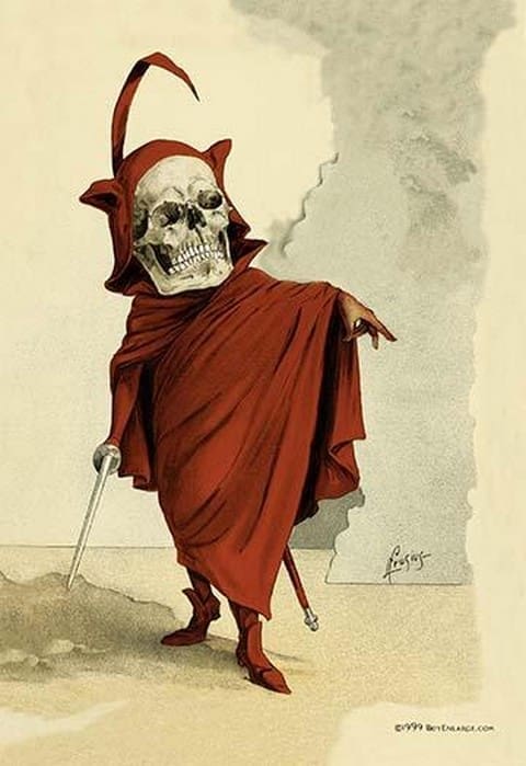 Red Death by F. Frusius M.D. - Art Print