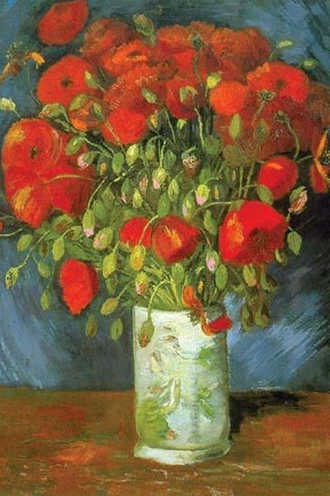 Red Poppies by Vincent van Gogh - Art Print