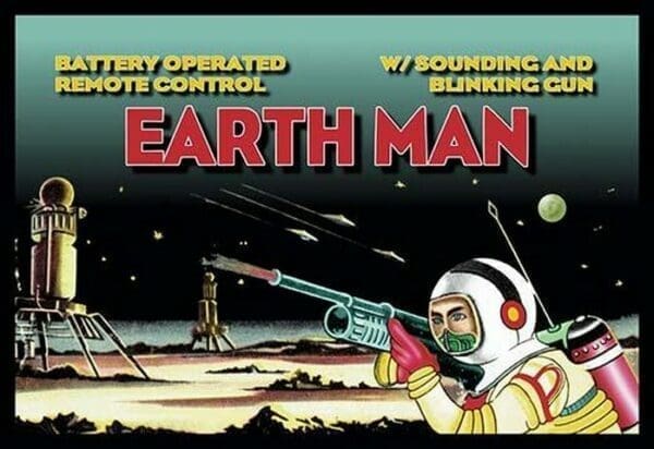 Remote Control Earth Man - Art Print