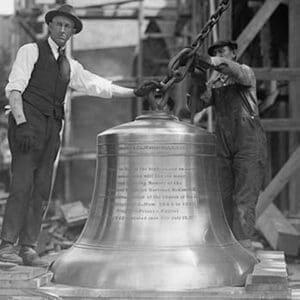 Replica of the Liberty Bell Cast and Ready - Art Print