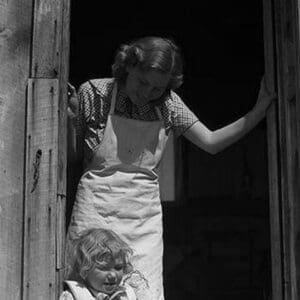 Resettlement clients to be moved by Dorothea Lange - Art Print