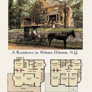 Residence at Pelham Manor - Art Print