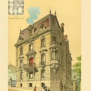 Residence in Stuttgart by Lambert & Stahl #2 - Art Print