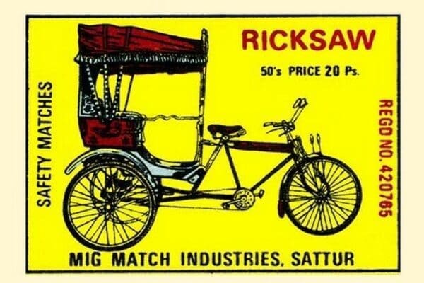 Rickshaw - Art Print