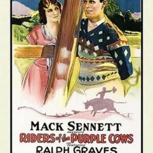 Riders of the Purple Cows by Mack Sennett - Art Print