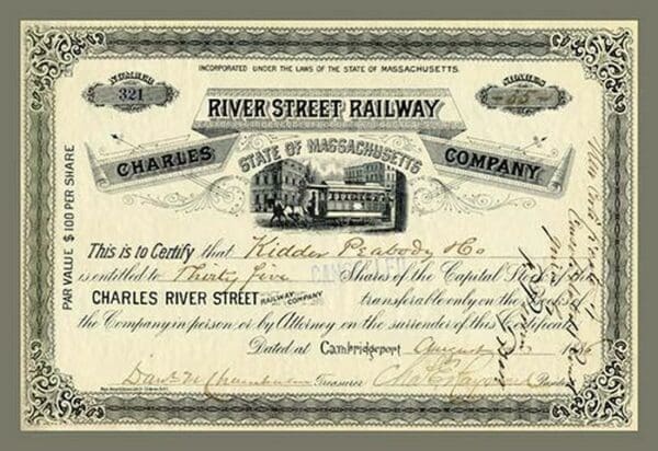 River Street Railway - Art Print