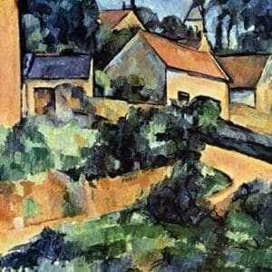 Road Curve in Montgerout by Paul Cezanne - Art Print