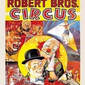 Robert Brothers' Circus at Bletchley Market Field - Art Print