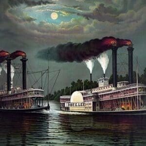 Robert E. Lee Steamboat Company by Wm. Donaldson - Art Print