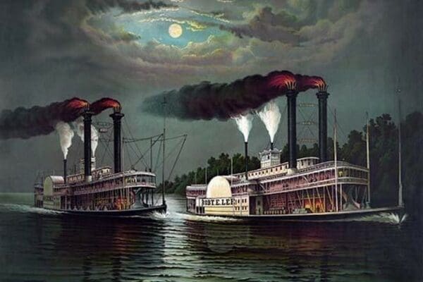 Robert E. Lee Steamboat Company by Wm. Donaldson - Art Print