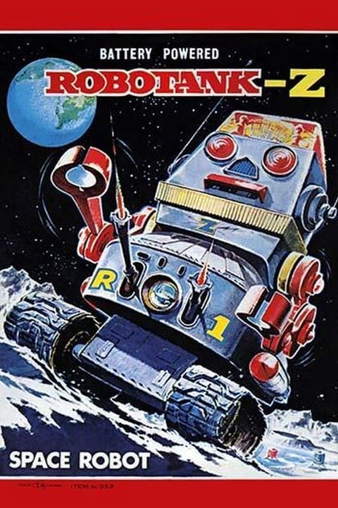 Robotank-Z Space Robot #2 - Art Print