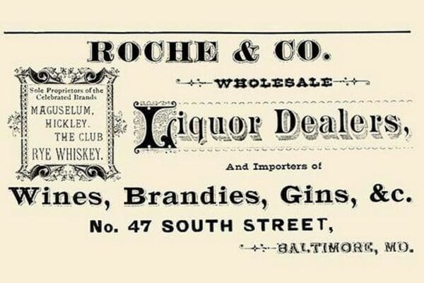 Roche & Co. Wholesale Liquor Dealers - Art Print