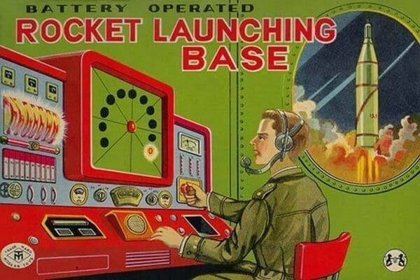 Rocket Launching Base - Art Print