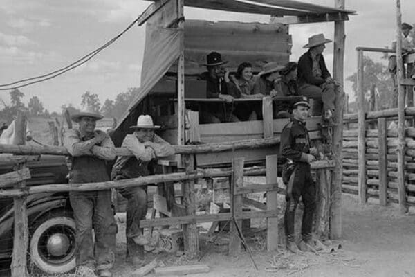 Rodeo Judges by Russell Lee - Art Print