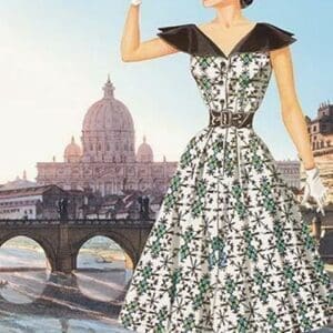 Roma Vatican View Fashion I by Sara Pierce - Art Print