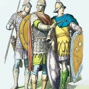 Roman Costumes: Warriors of the West Roman Empire - Art Print