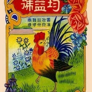 Rooster by the River Firecrackers #2 - Art Print