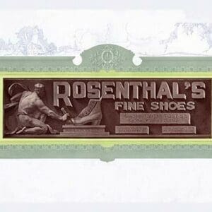 Rosenthal's Fine Shoes - Art Print